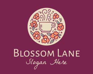 Floral - Floral Coffee Cafe logo design