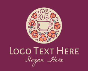 Floral - Floral Coffee Cafe logo design