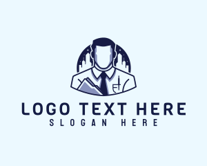 American Suit - Professional Corporate Person logo design