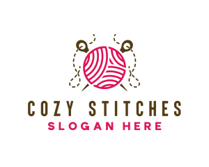 Knitting Needle Tailoring logo design