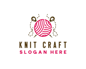 Knitting Needle Tailoring logo design