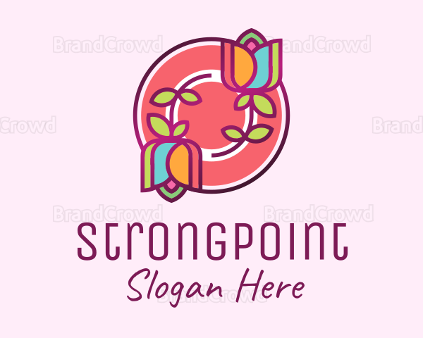 Colorful Flowers Spa Logo