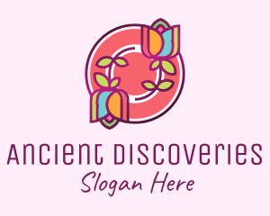 Colorful Flowers Spa logo design