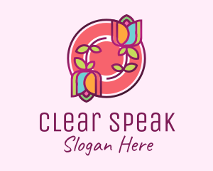 Colorful Flowers Spa logo design