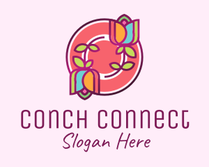 Colorful Flowers Spa logo design