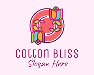 Colorful Flowers Spa logo design