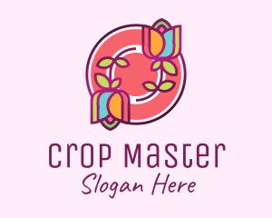 Colorful Flowers Spa logo design