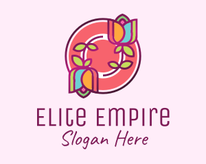 Colorful Flowers Spa logo design