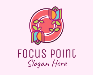 Colorful Flowers Spa logo design