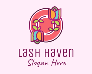 Colorful Flowers Spa logo design