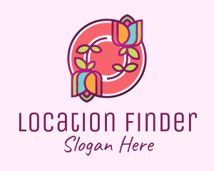 Colorful Flowers Spa logo design