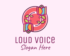 Colorful Flowers Spa logo design