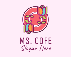 Colorful Flowers Spa logo design