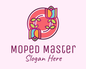 Colorful Flowers Spa logo design