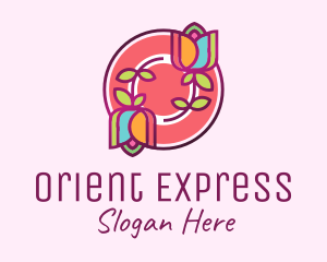 Colorful Flowers Spa logo design