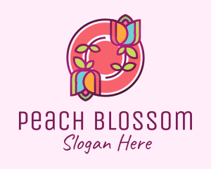 Colorful Flowers Spa logo design