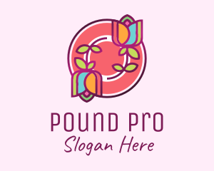 Colorful Flowers Spa logo design