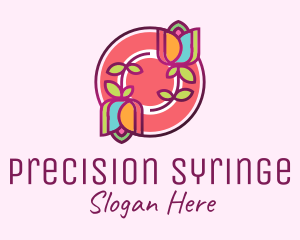 Colorful Flowers Spa logo design