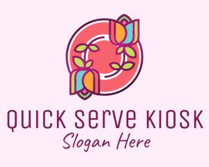 Colorful Flowers Spa logo design