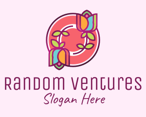 Colorful Flowers Spa logo design