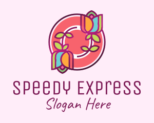 Colorful Flowers Spa logo design