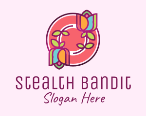 Colorful Flowers Spa logo design