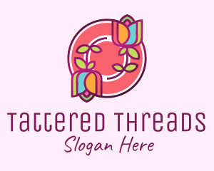 Colorful Flowers Spa logo design