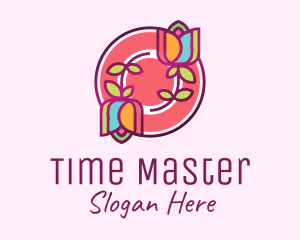 Colorful Flowers Spa logo design