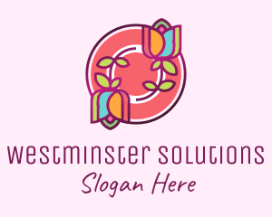 Colorful Flowers Spa logo design