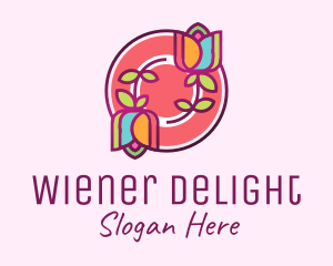 Colorful Flowers Spa logo design