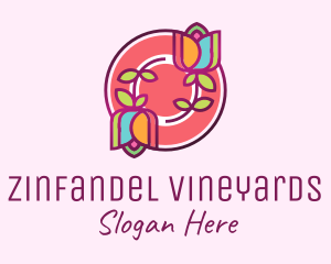 Colorful Flowers Spa logo design