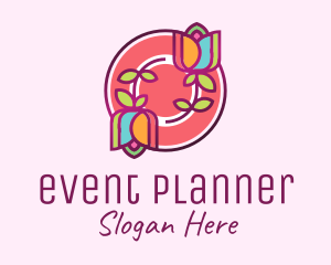 Makeup - Colorful Flowers Spa logo design