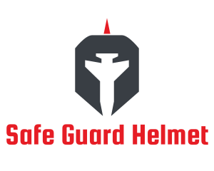 Spartan Helmet Aircraft logo design