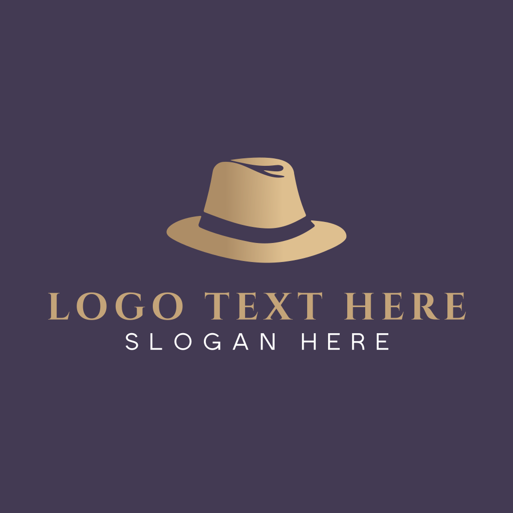 Fashion Fedora Hat Logo | BrandCrowd Logo Maker