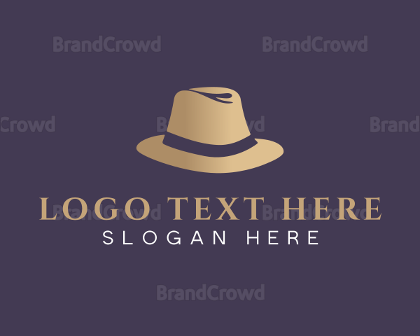 Fashion Fedora Hat Logo