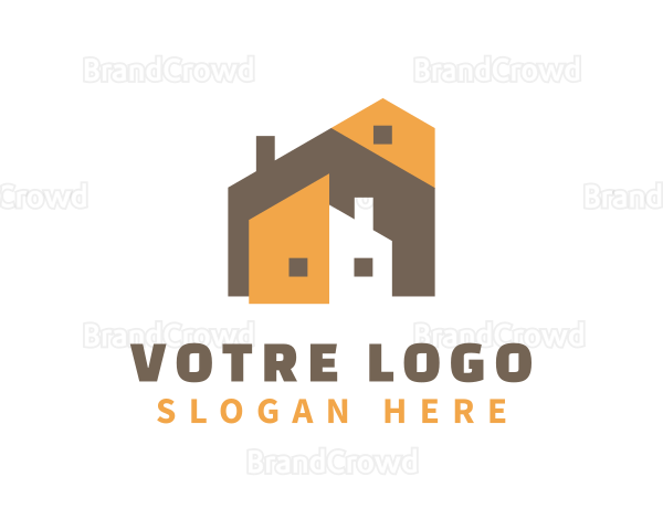House Apartment Realtor Logo