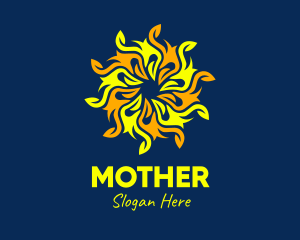 Resort - Sunny Summer Flower logo design