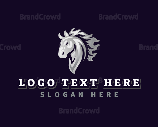 Gaming Horse Equine Logo