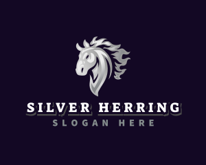 Gaming Horse Equine logo design