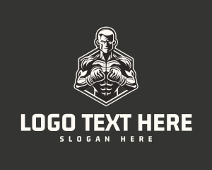 Mma - Boxing Fitness Boxer logo design