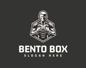 Boxing Fitness Boxer logo design