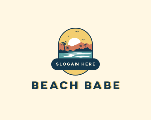 Summer Island Beach logo design