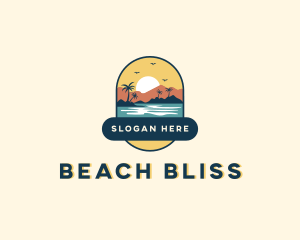 Summer Island Beach logo design