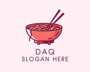 Ramen Noodle Food Cart  Logo