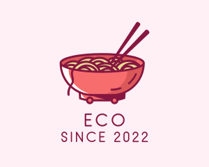 Gourmet - Ramen Noodle Food Cart logo design