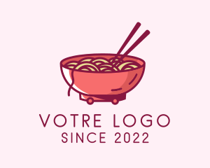Noodle - Ramen Noodle Food Cart logo design