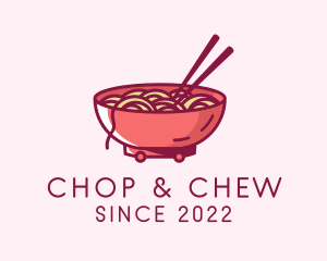 Bowls - Ramen Noodle Food Cart logo design