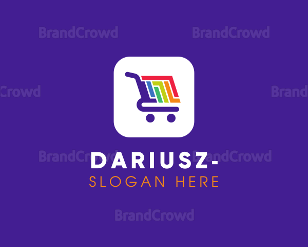 Mobile Shopping App Logo