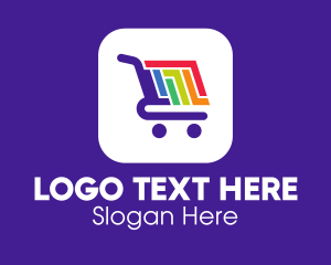 Application - Mobile Shopping Application logo design