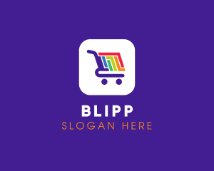 Mobile Shopping App Logo